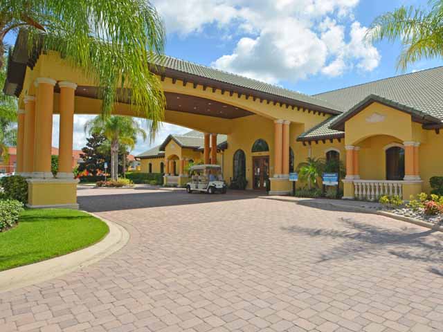 Paradise Palms Resort entrance area