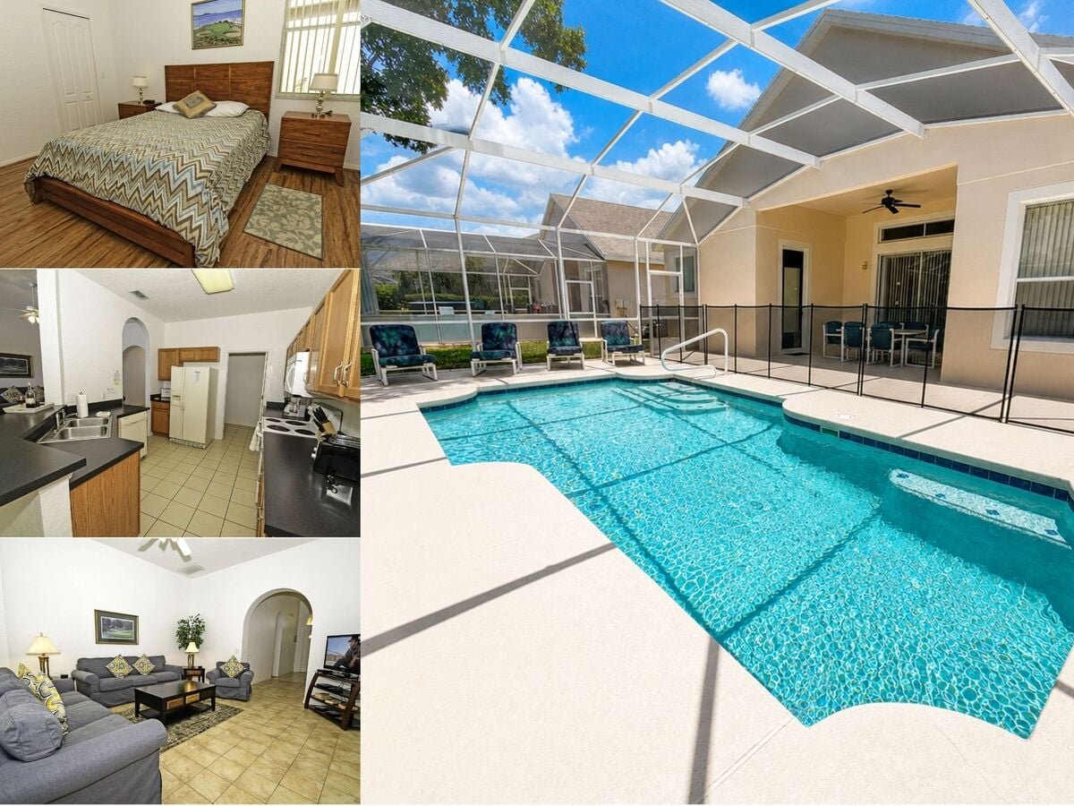 Vacation home near Disney managed by Orlando Rent a Villa with screened in private pool