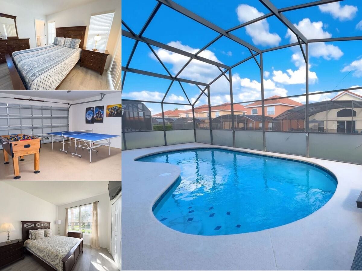 Vacation rental managed by Orlando Rent a Villa, with a private screened in pool