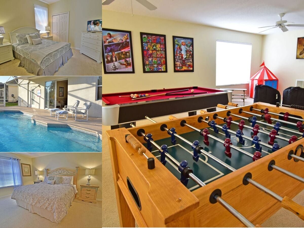 Vacation rental near Disney managed by Orlando rent a villa with screened in private pool