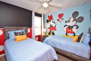 themed kid's room for new trip