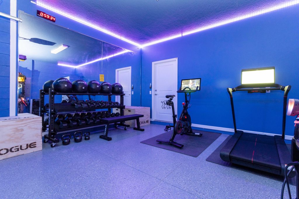 Stay in Luxury weights, Peloton bike and treadmill