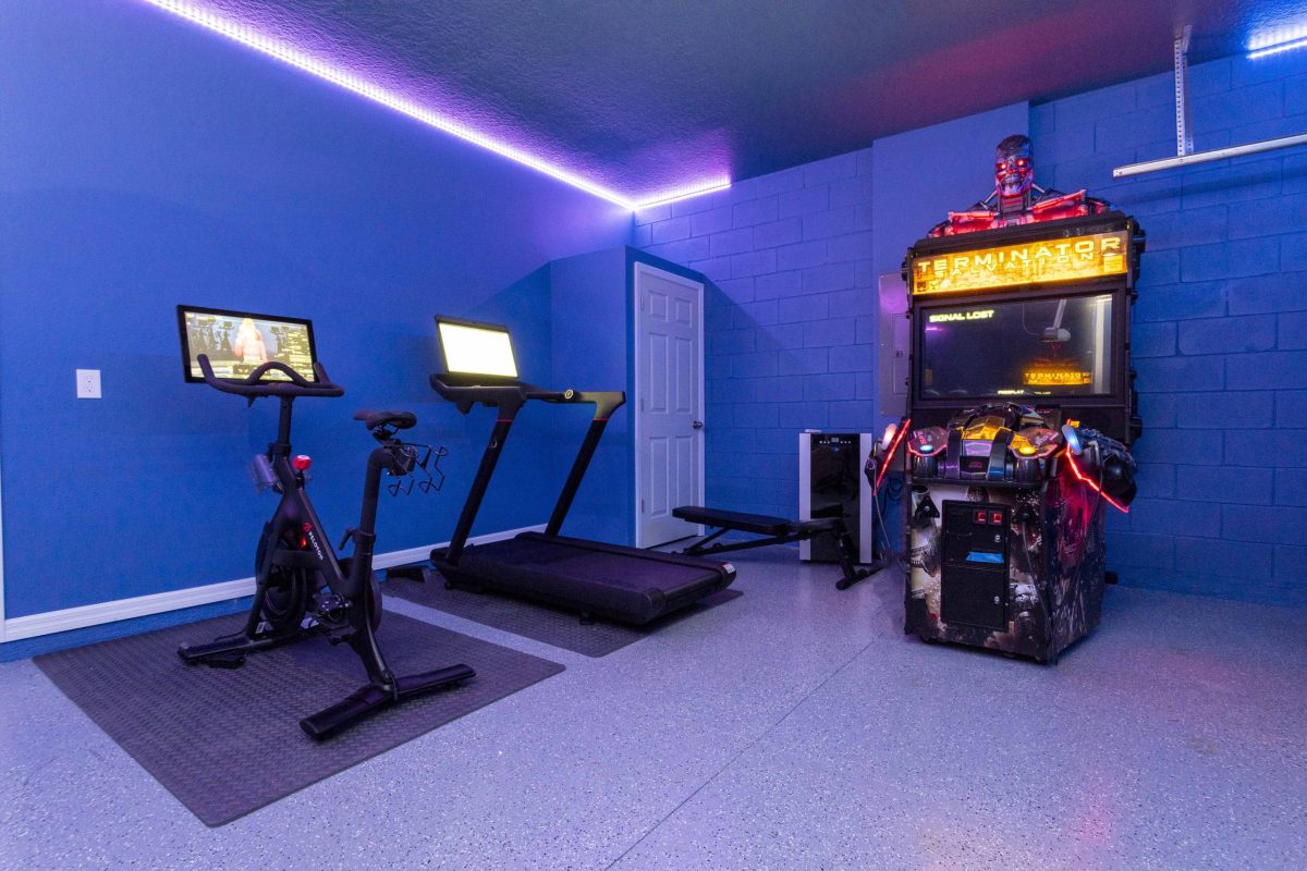 Stay in Luxury games room.