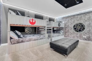 Image of Star Wars themed room