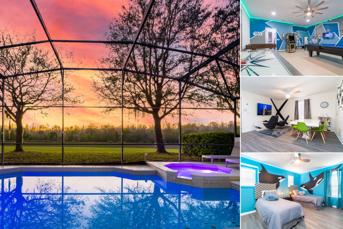 Collage of vacation rental