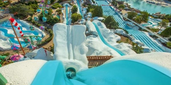 Blizzard beach water slide POV