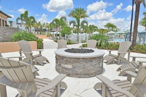 Image of firepit at Solara Resort