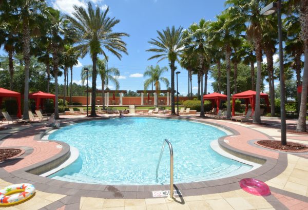 Pool area in Solana Resort