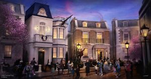 Artist impression of London Street EPCOT