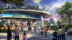 Artist impression of World Celebration viewing platform EPCOT