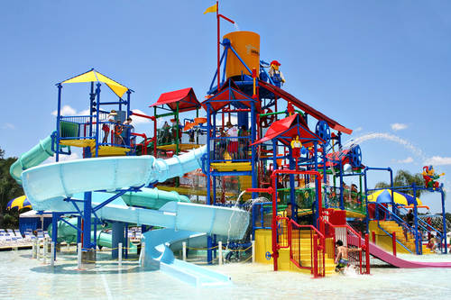 Lego water park splash zone