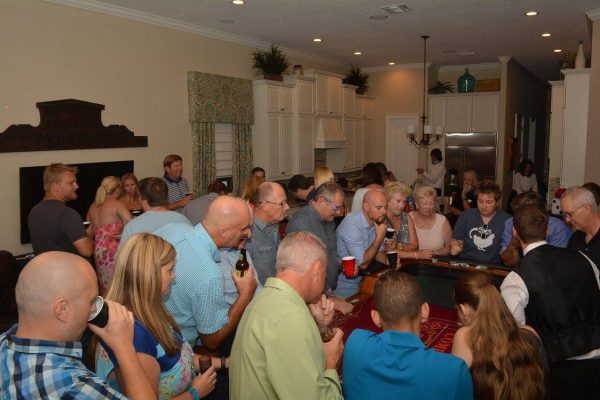 Image of casino party