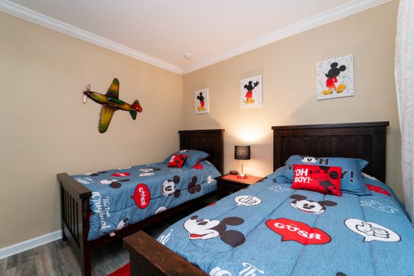 Disney themed twin bedroom