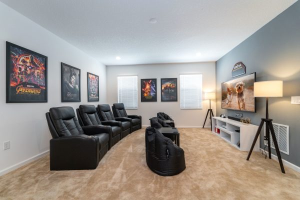 Movie theater in vacation rental