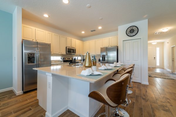 Fully equipped kitchen in vacation rental