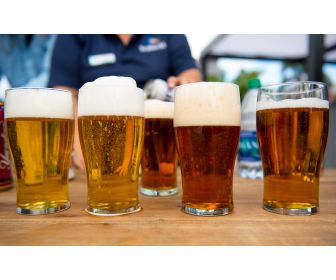 Different craft beer from SeaWorld Beer festival
