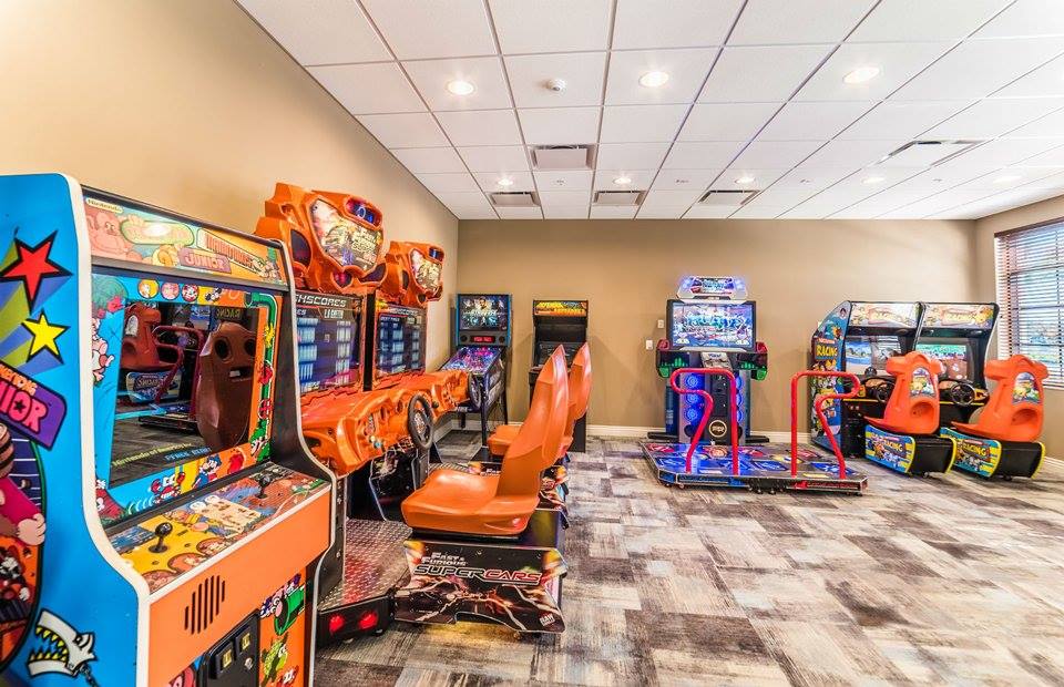 Arcade in resort