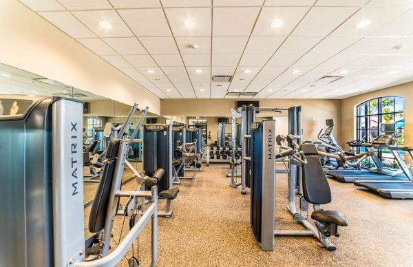 Gym in Windsor at Westside resort.