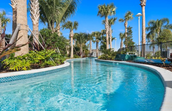 Lazy river in Windsor Island resort.