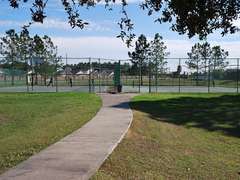 Image of tennis courts at Indian creek
