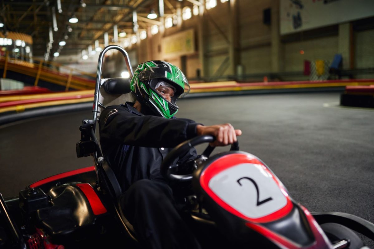 boy in go-kart