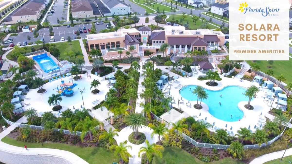 Drone image of Solara Resort