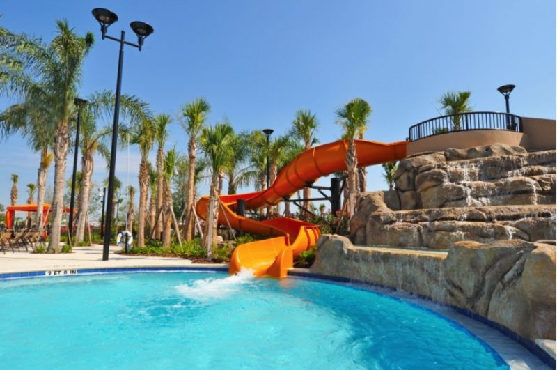 Solterra Resort water slide. 