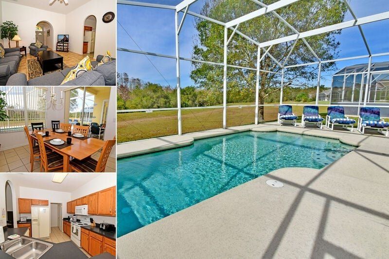 Collage of a vacation rental managed by Orlando Rent a Villa.