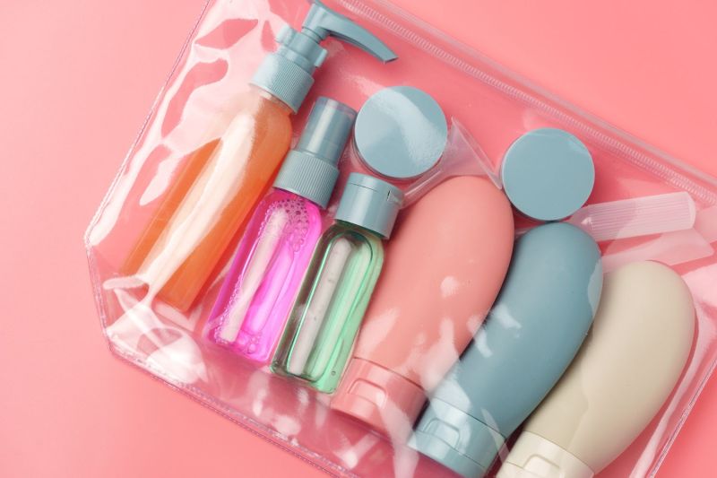 Travel toiletries. 