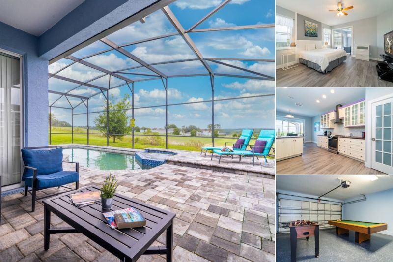 Collage of a vacation rental managed by Orlando Rent a Villa.