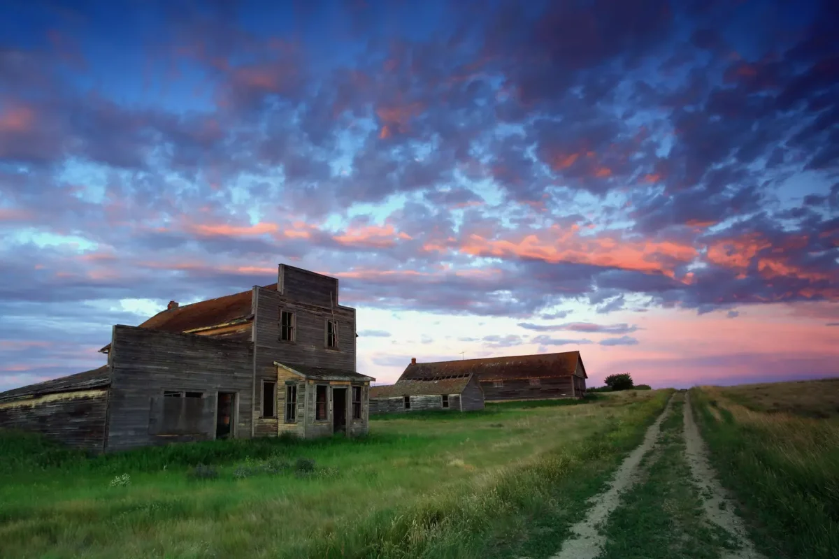 Old abandoned town in Florida