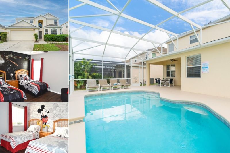 Collage of a vacation rental managed by Orlando Rent a Villa