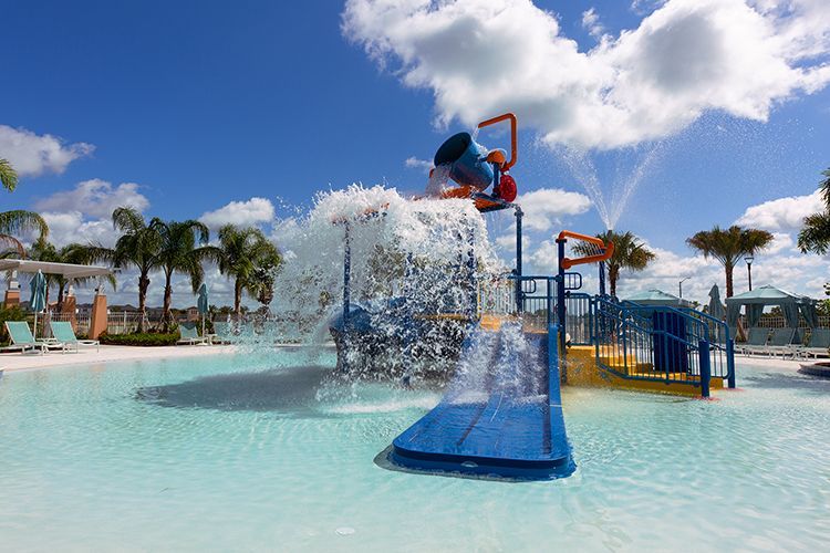 Kids splash zone