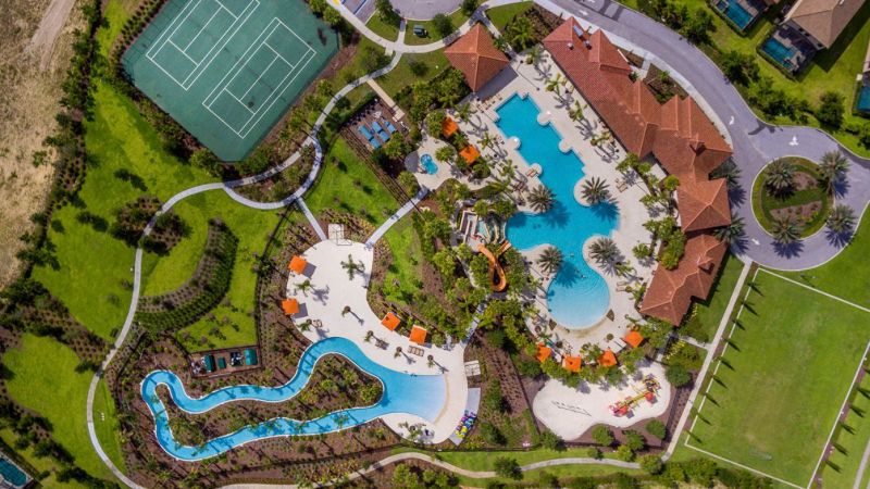 Drone view of Solterra Resort