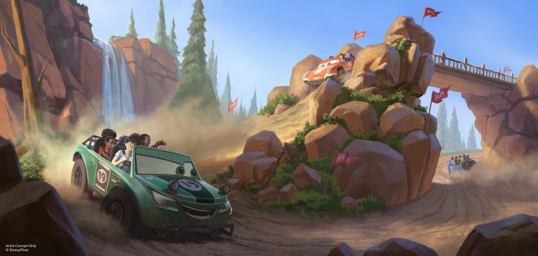 Cars animation for the new ride 