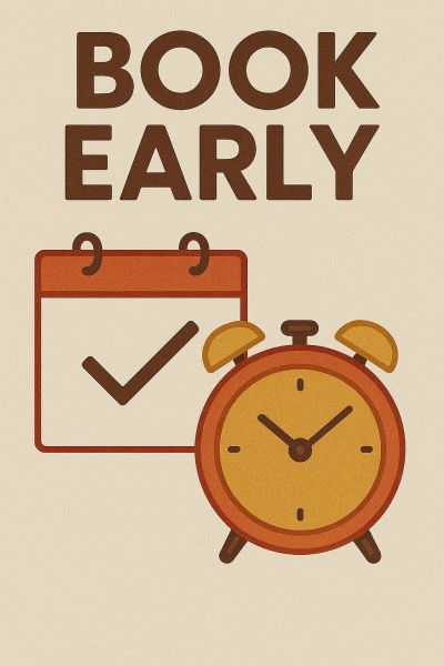 Book early 