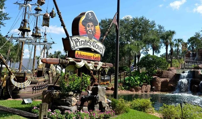 Pirates cove mini golf course