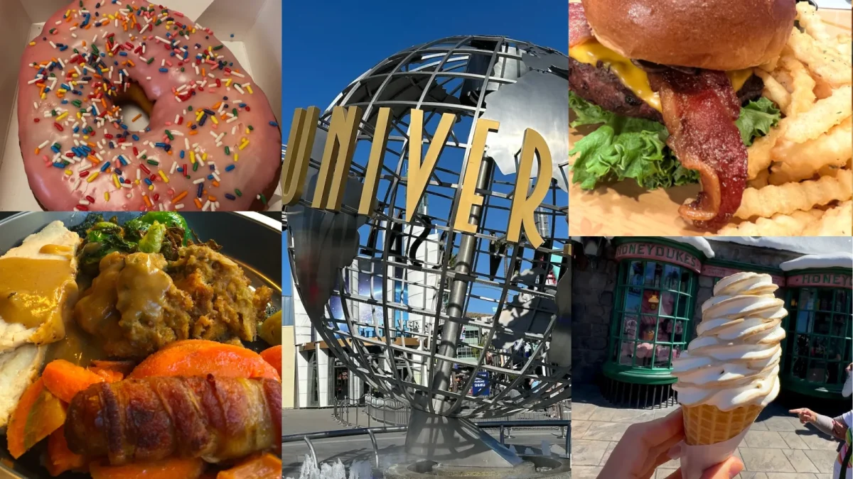 Food items in Universal Studios.