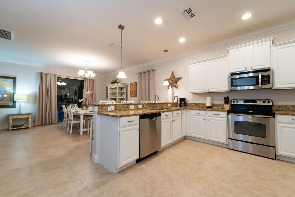 Kitchen/living area in a vacation rental