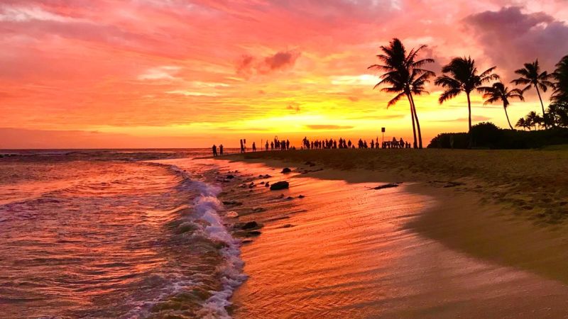 Sunny Florida beach
