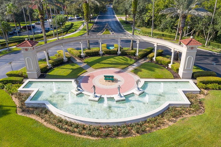 Emerald Island fountain