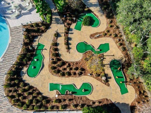 The Enclaves mini golf course