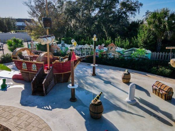 The Enclaves resort kids splash pad