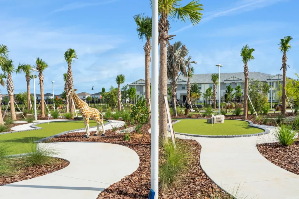 Windsor Cay Resort Mini Golf Statues