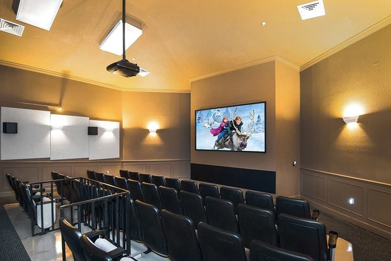 Windsor Hills movie room