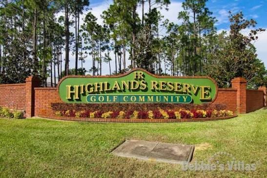 Highlands reserve entrance